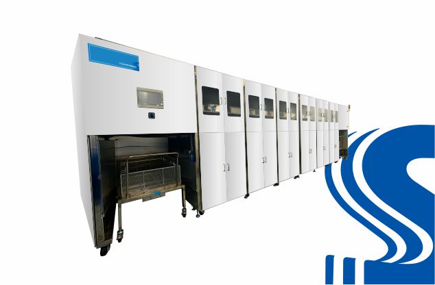 全自動(dòng)六槽式超聲波清洗機(jī)